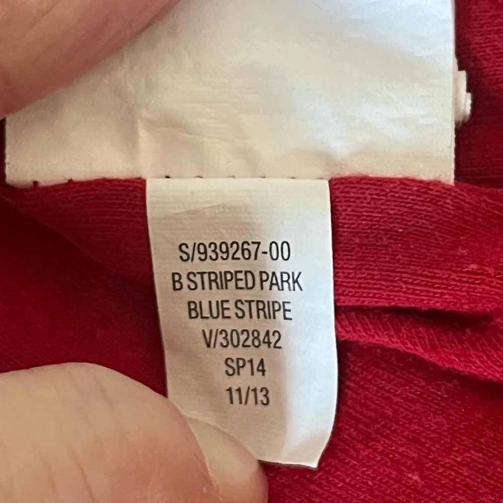 Old Navy Vintage Baby Blue Striped Jacket